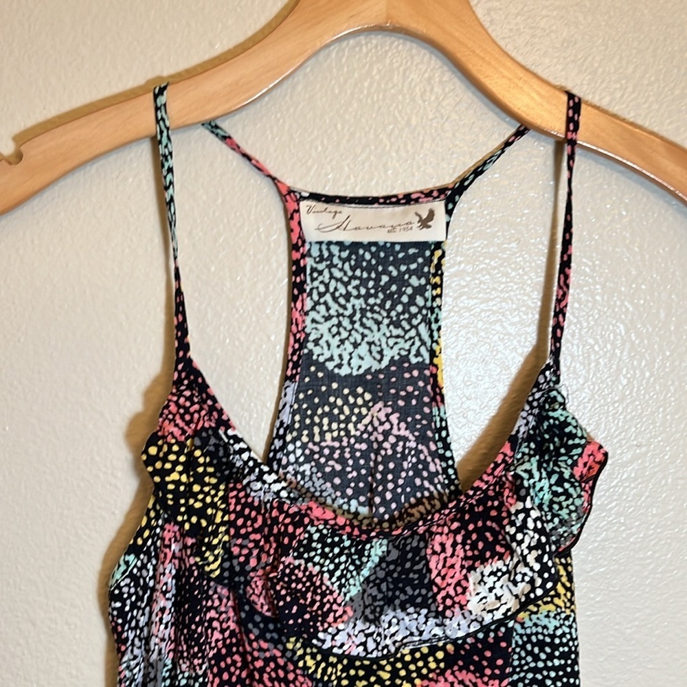 Vintage Havana Spaghetti Strap Ruffle Dress - Picture 2 of 8